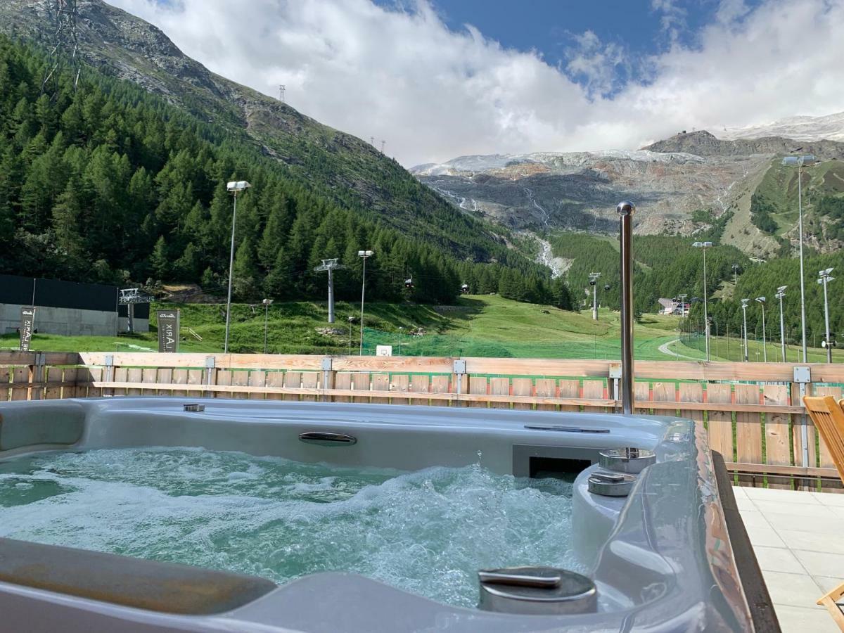 Palace Luxury Wellness Apartment And Boutique Hotel Ski-In-Out 萨斯费 外观 照片