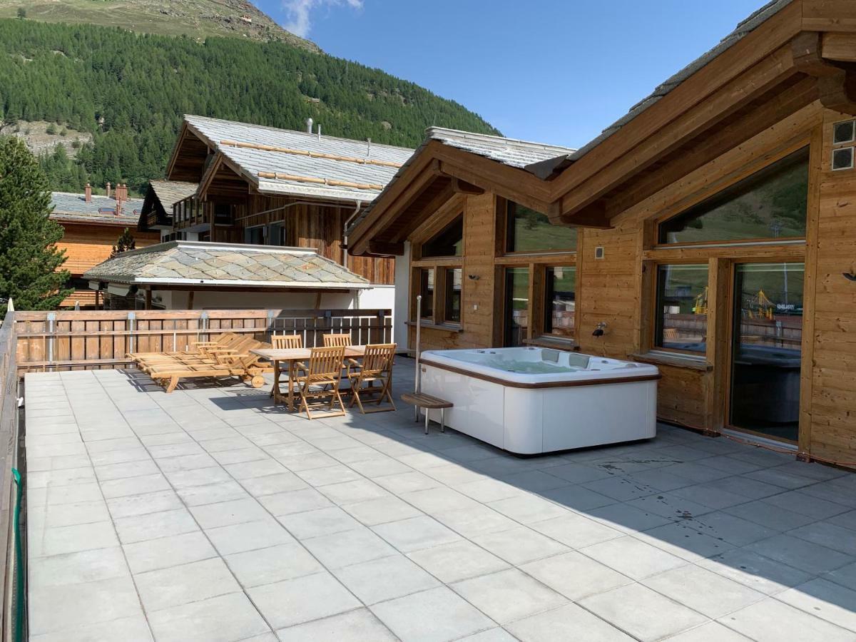 Palace Luxury Wellness Apartment And Boutique Hotel Ski-In-Out 萨斯费 外观 照片