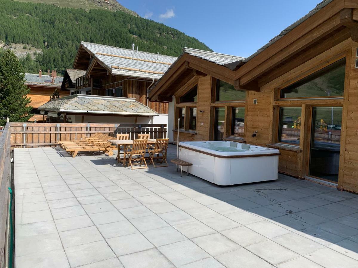 Palace Luxury Wellness Apartment And Boutique Hotel Ski-In-Out 萨斯费 外观 照片