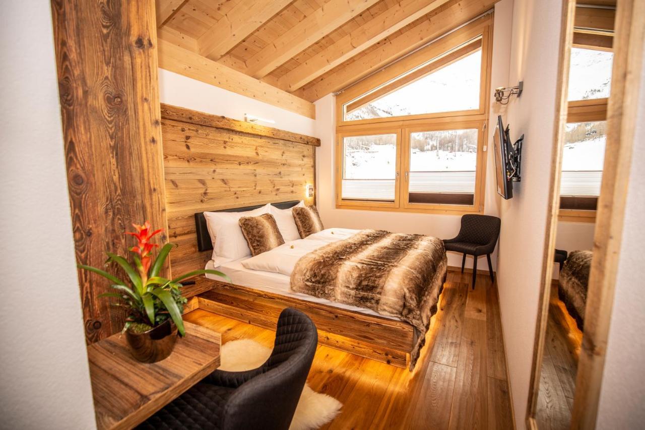 Palace Luxury Wellness Apartment And Boutique Hotel Ski-In-Out 萨斯费 外观 照片